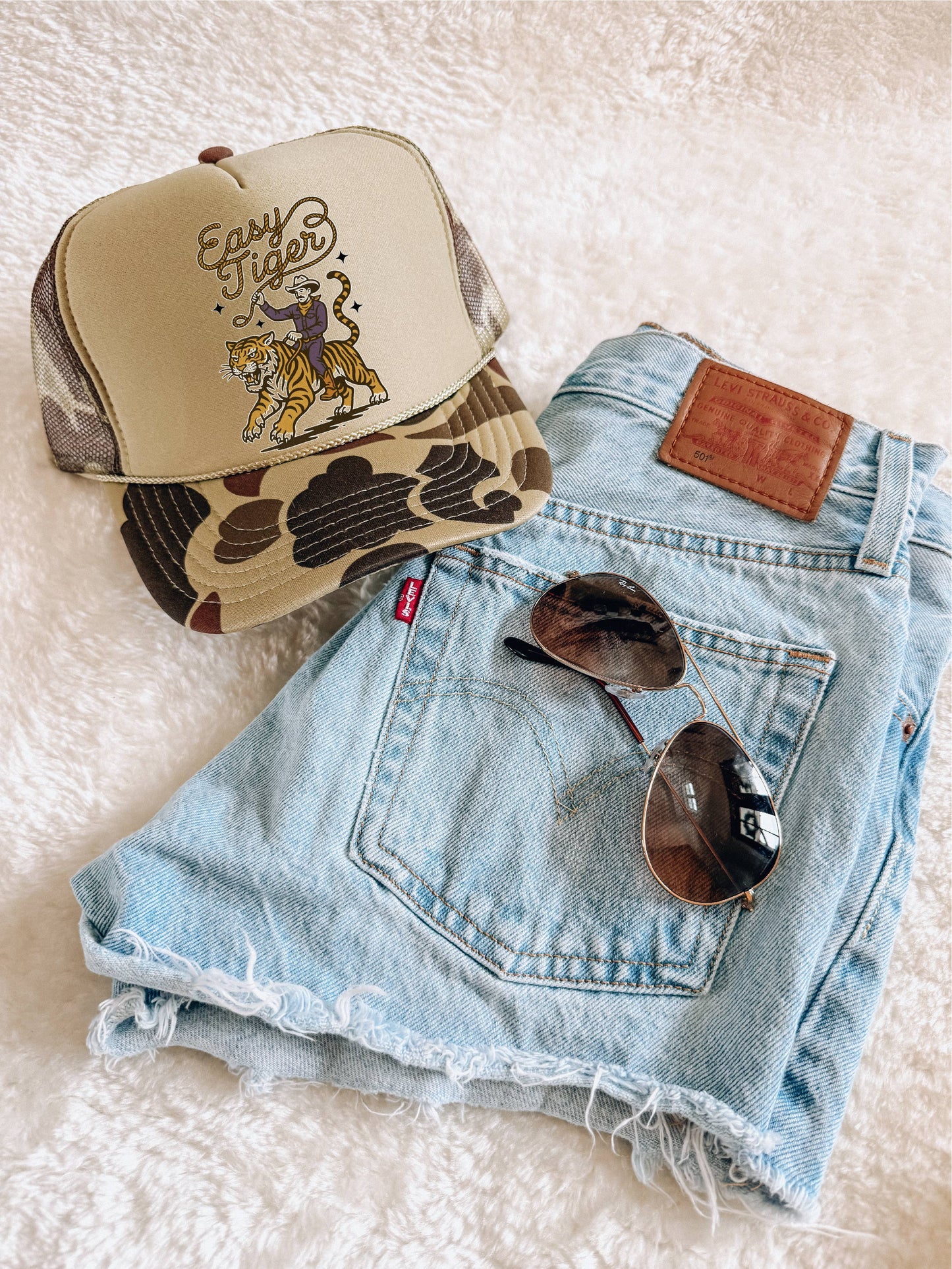 Easy Tiger Camo Trucker