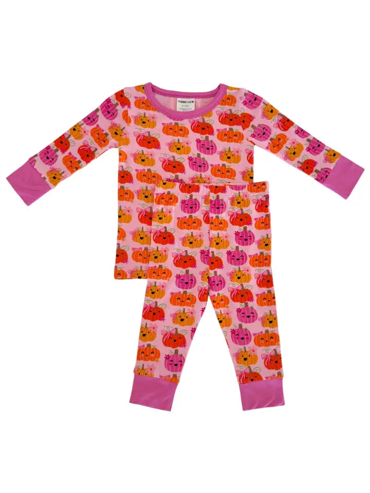 Pumpkin Girlies, Long Sleeve 2-piece Set