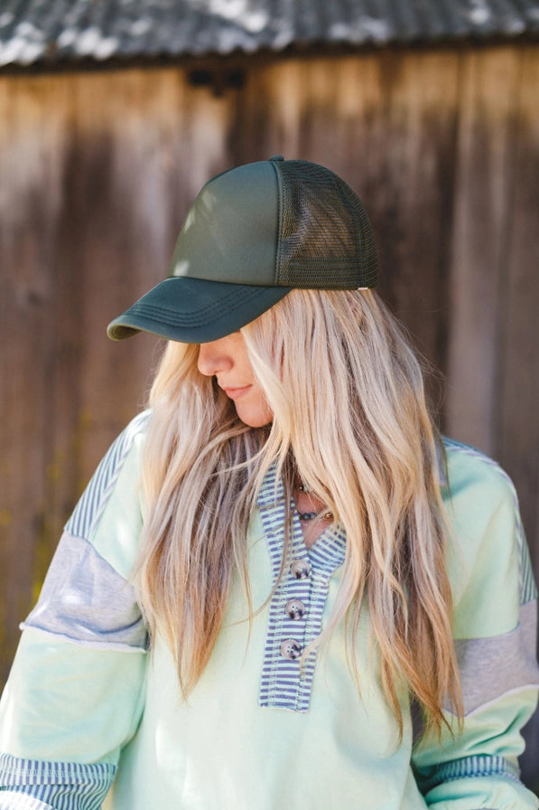 Foam Trucker Hat - Olive