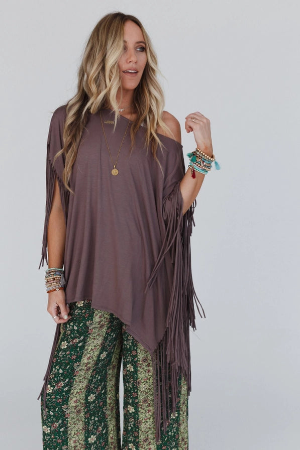 Showstopper Fringe Top