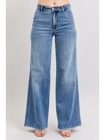 Judy Blue HW Retro Wide Fit Jeans