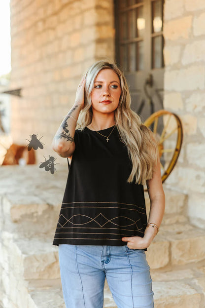 Rodeo Stitch Tank