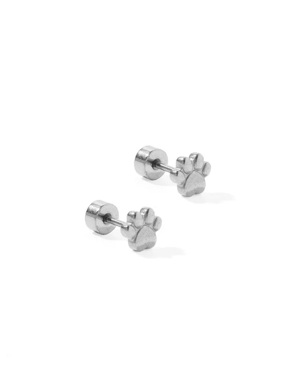 Paw Print Studs