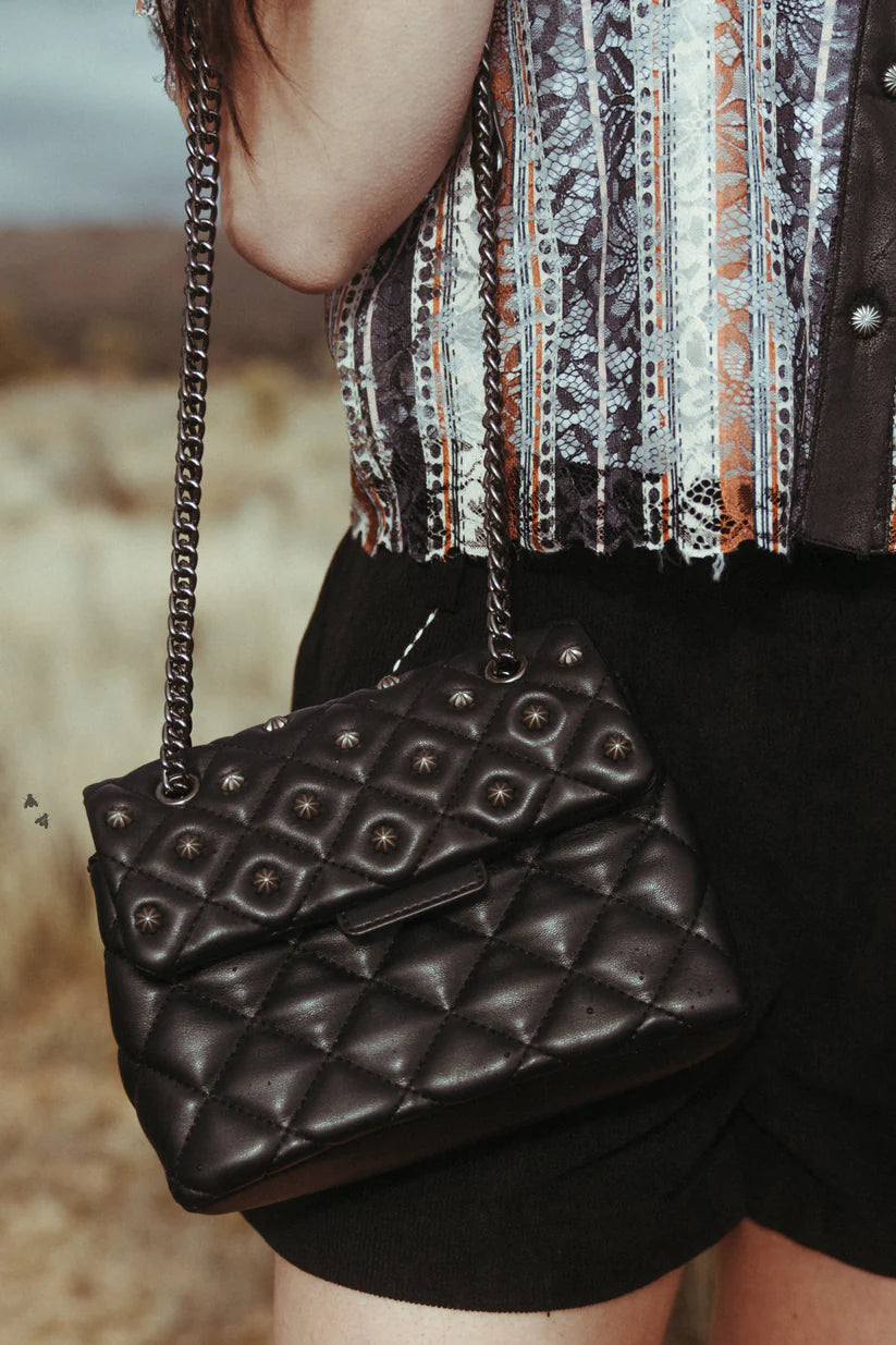 Studded Cross-Body Purse