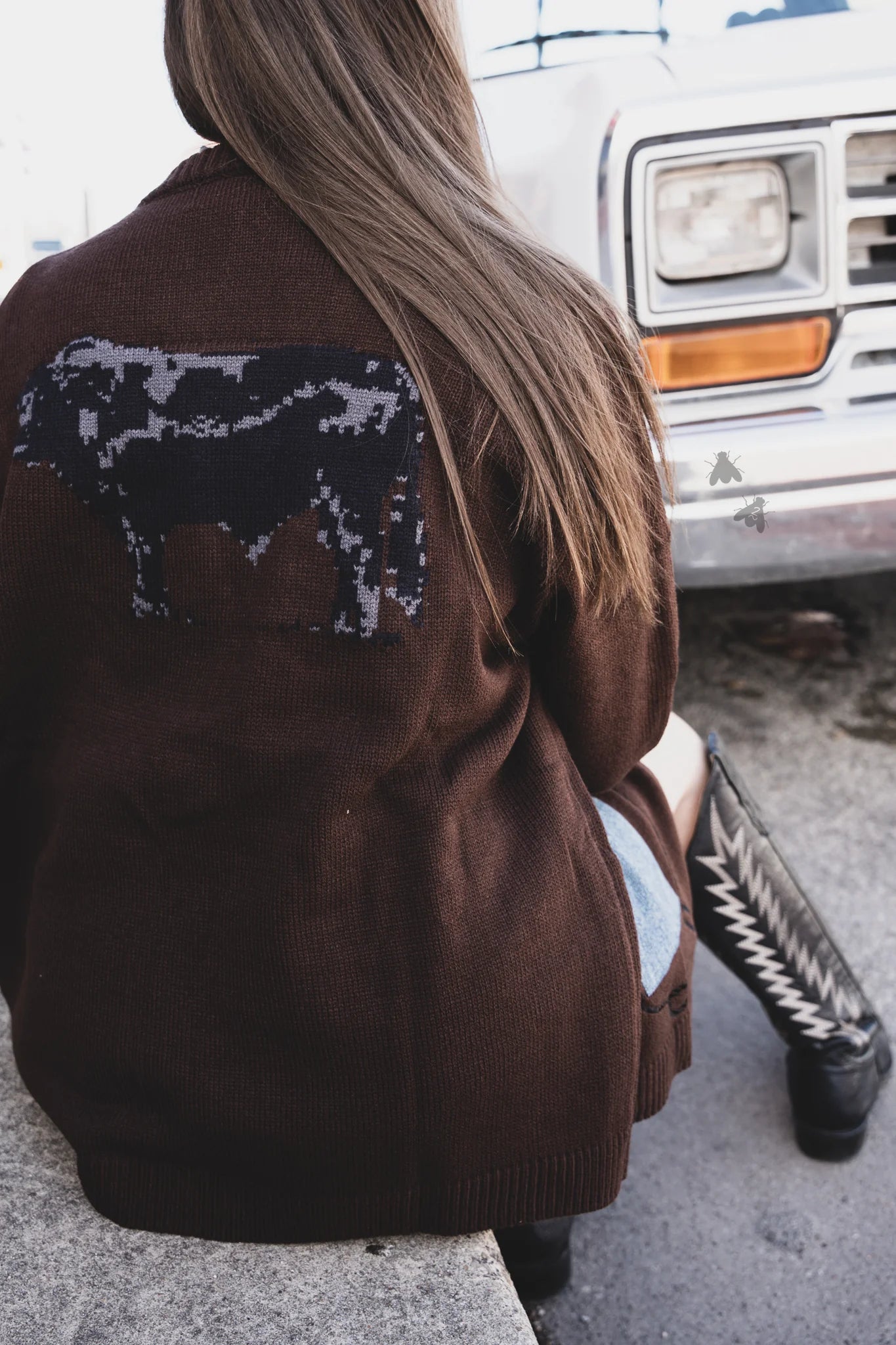 Cattle Babe Sweater - Angus