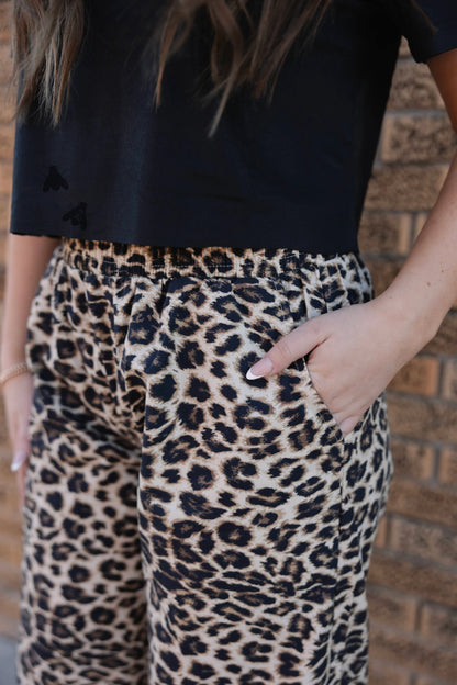 Leopard Boxer Pants