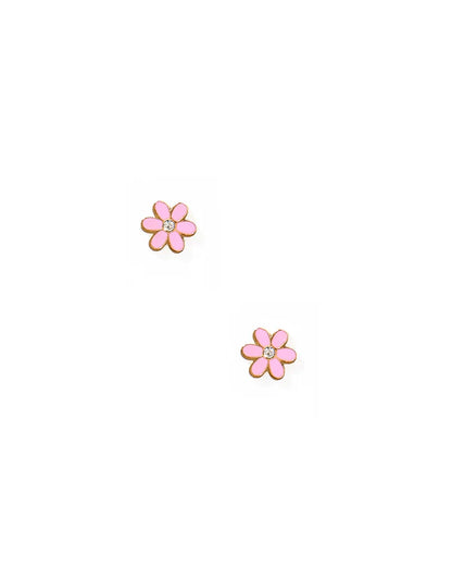Flower Screwback Stud Earrings