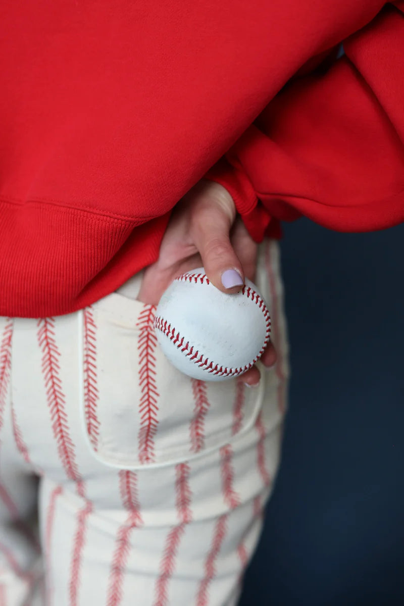 Baseball Denim Jeans