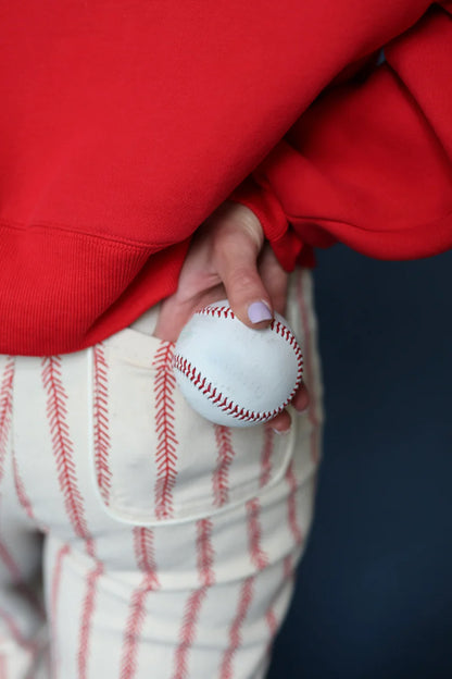Baseball Denim Jeans