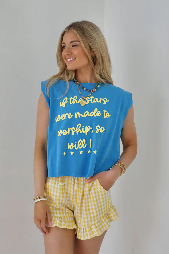 Sunshine Gingham Ruffle Shorts