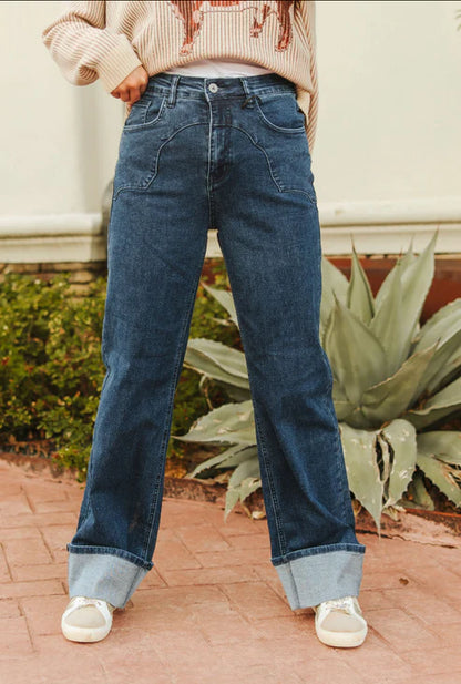 Yoke Pocket Jeans
