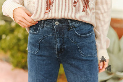 Yoke Pocket Jeans