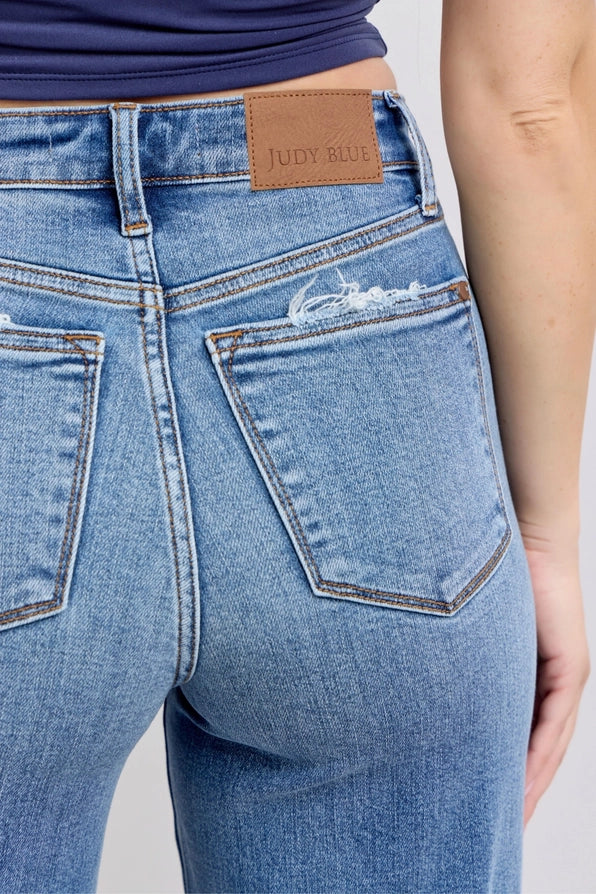 Judy Blue HW Retro Wide Fit Jeans