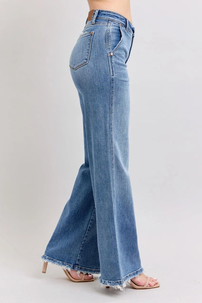 Judy Blue HW Retro Wide Fit Jeans