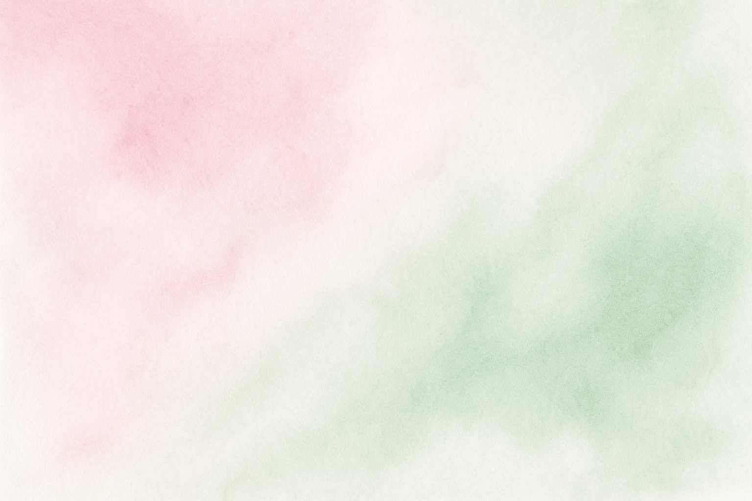 simple pink and green watercolor background 